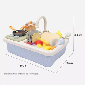 اسباب بازی سینک ظرفشویی کودک همراه با اجاق گاز FIVESTAR TOYS LERNING FUN _اسباب بازی لوازم خانگی